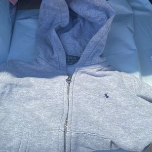 Polo Ralph Lauren gray hooded sweatshirt Size 4T